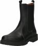 Braqeez 422774-589 Meisjes Chelsea Boots Zwart Leer Ritssluiting - Thumbnail 2