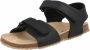 Braqeez Seth Spain Jongens Sandalen Zwart Imitatieleer Klittenband - Thumbnail 2