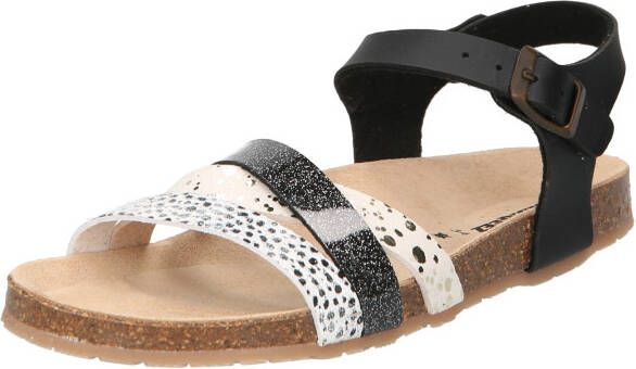 Braqeez Saar Spain Meisjes Sandalen Zwart Print Imitatieleer Gesp - Foto 3