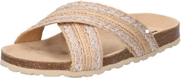 Braqeez 422422-502 Meisjes Slippers Beige Imitatieleer Geen Sluiting - Foto 2