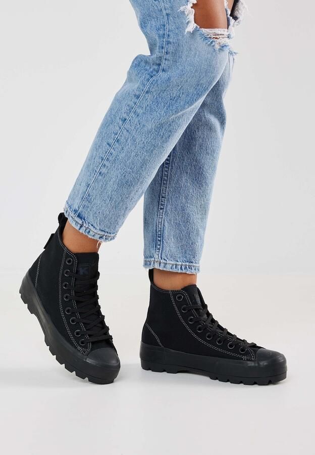 BRITISH KNIGHTS Sneakers hoog 'KAYA DSRT' zwart - Foto 2