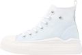 British Knights Kaya Flow Mid Dames Sneakers Hoog Blauw Katoen Vrouwen Schoenen - Blauw