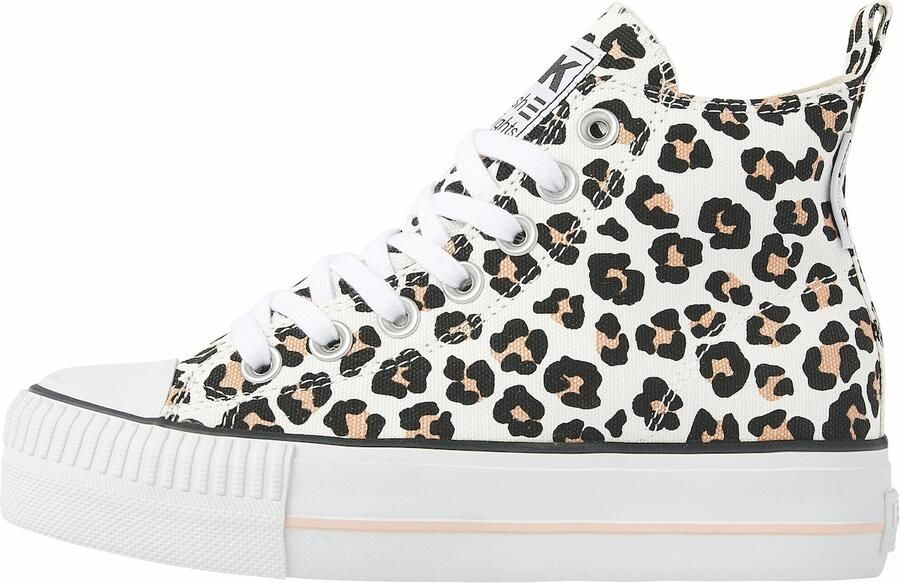 British Knights Kaya Mid Dames Sneakers Hoog Panterprint Vrouwen Schoenen - Foto 2