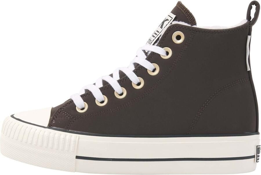 British Knights KAYA MID Dames sneakers hoog Donker bruin