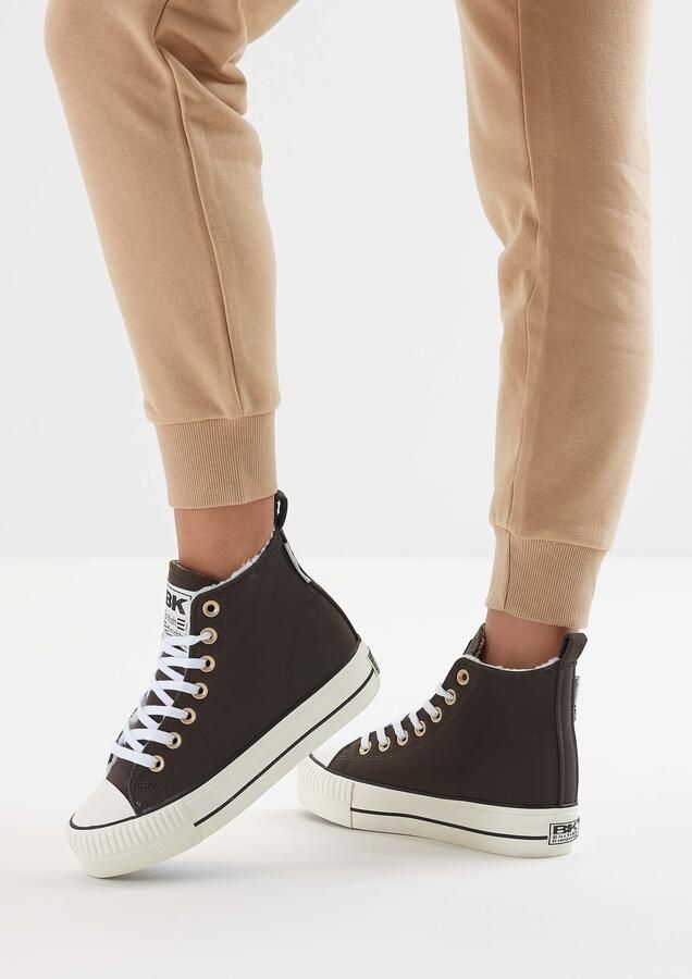 British Knights KAYA MID Dames sneakers hoog Donker bruin - Foto 2