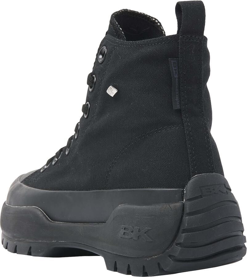 British Knights Kaya Mid Fly Dames Sneakers Hoog Zwart Katoen Vrouwen Schoenen - Foto 5