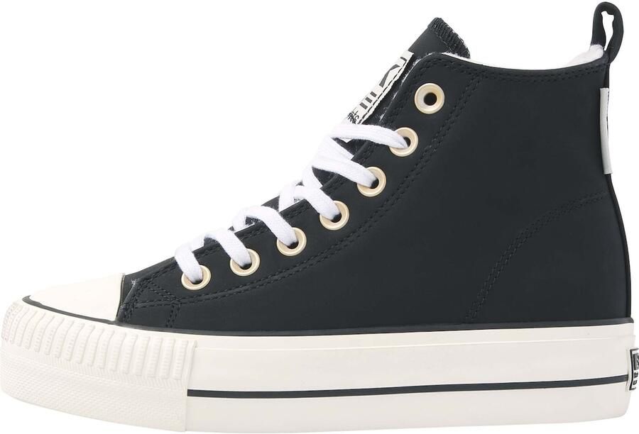 British Knights Kaya Mid Dames Sneakers Hoog Zwart Vrouwen Schoenen - Foto 2