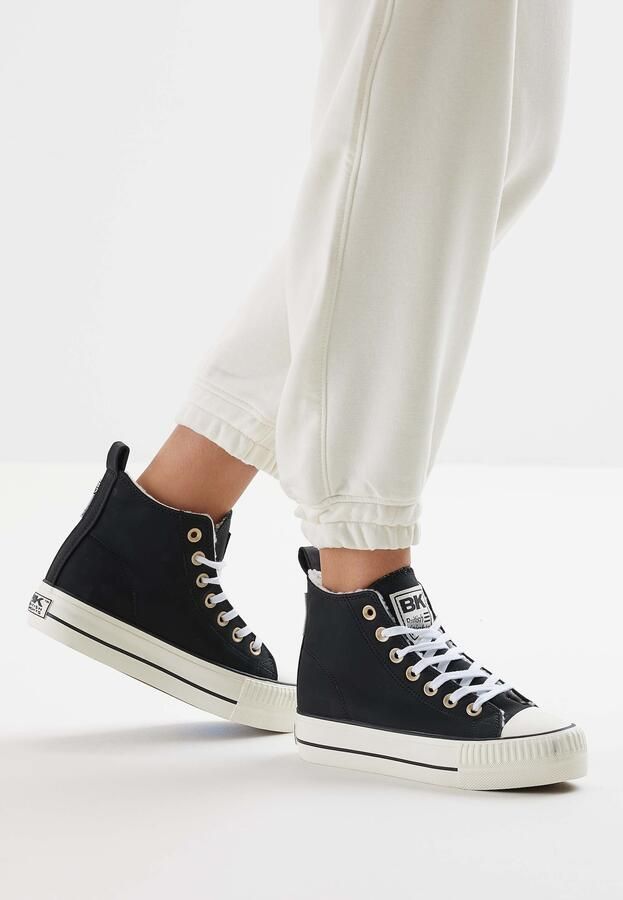 British Knights Kaya Mid Dames Sneakers Hoog Zwart Vrouwen Schoenen - Foto 3