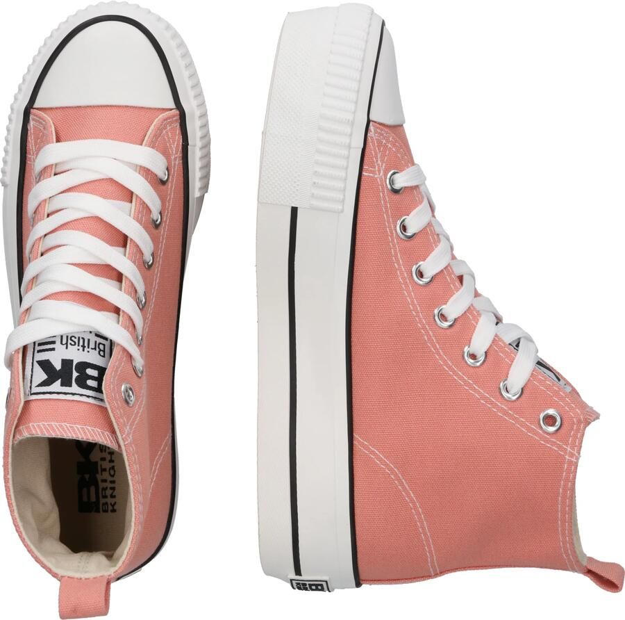 BRITISH KNIGHTS Sneakers hoog 'Kaya' oudroze zwart wit - Foto 2