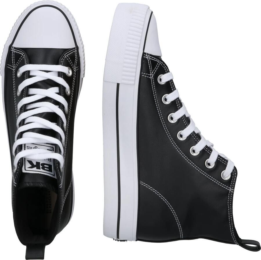 British Knights Kaya Mid Dames Sneakers Hoog Zwart Vrouwen Schoenen - Foto 2