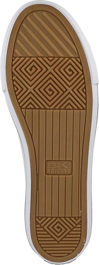 British Knights Kaya Mid Dames Sneakers Hoog Wit Katoen Vrouwen Schoenen - Foto 10