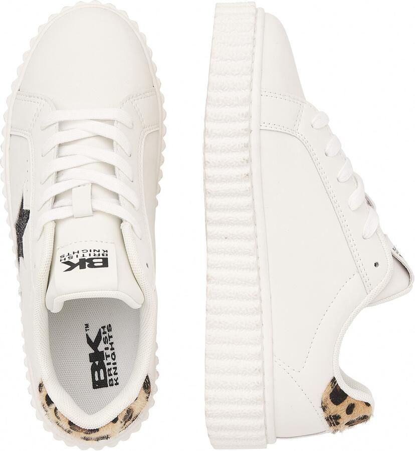 British Knights Bliss Dames sneakers laag Wit Zwart Panterprint Vrouwen schoenen - Foto 5