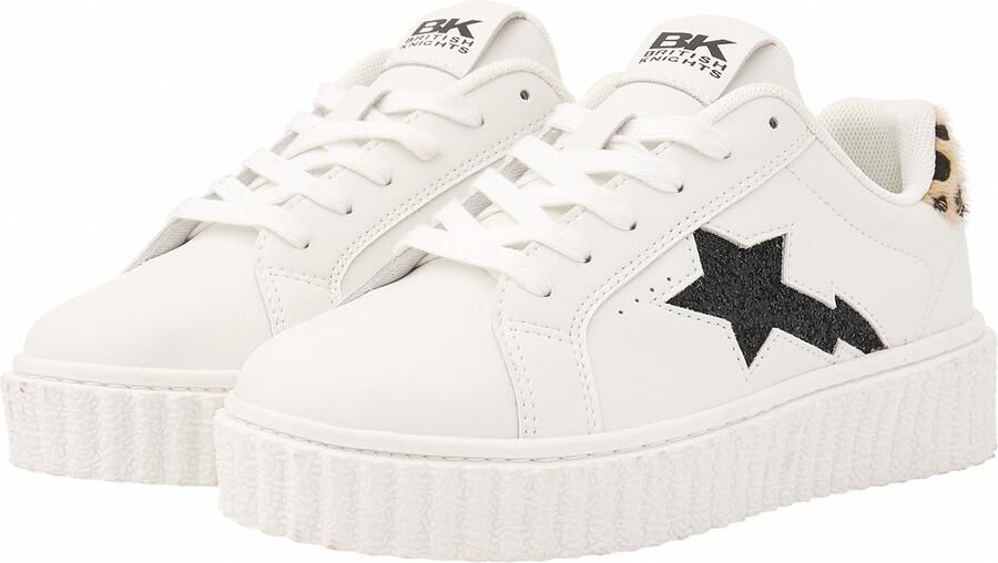 British Knights Bliss Dames sneakers laag Wit Zwart Panterprint Vrouwen schoenen - Foto 7