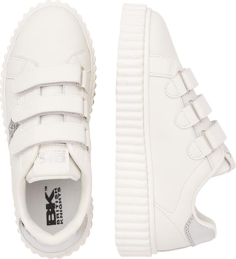 British Knights Bliss Velcro Dames sneakers laag Wit Zilver Vrouwen schoenen - Foto 5