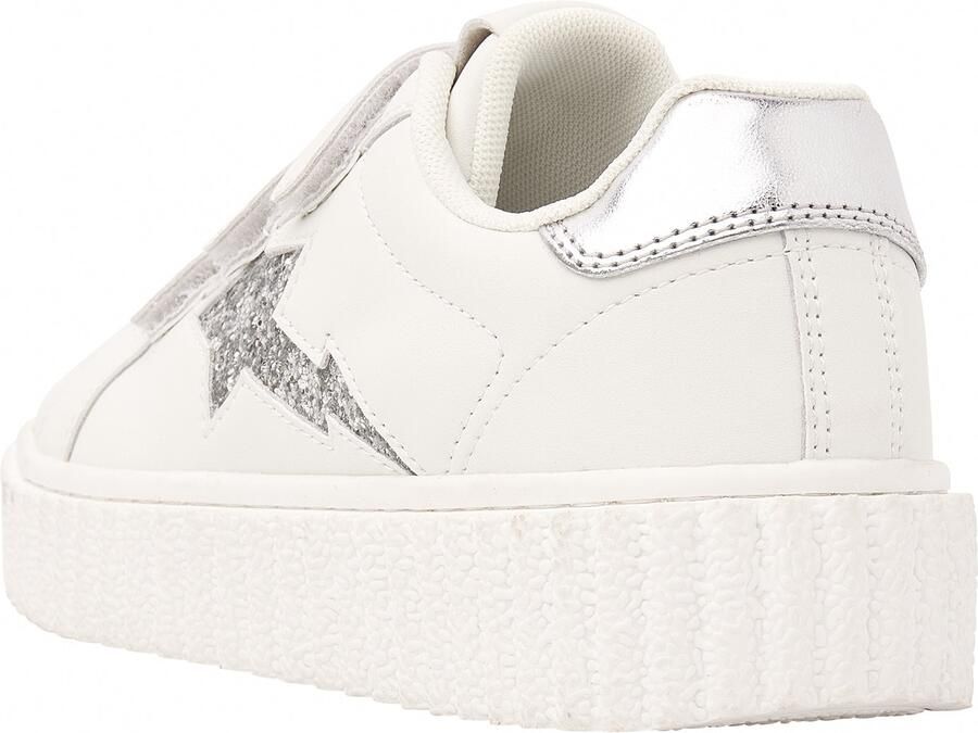 British Knights Bliss Velcro Dames sneakers laag Wit Zilver Vrouwen schoenen - Foto 3