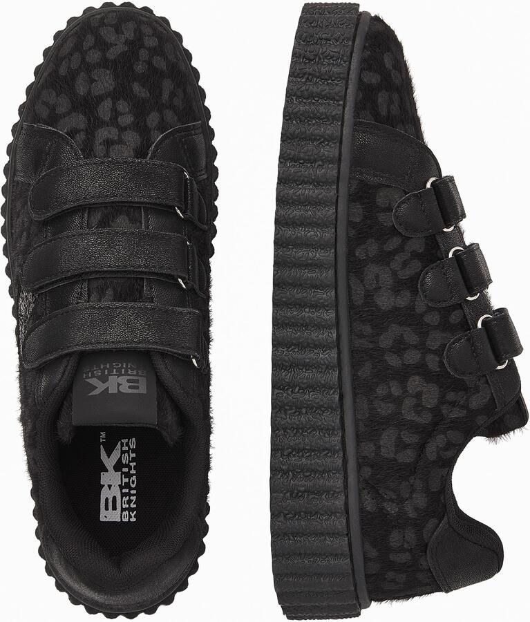 British Knights Bliss Velcro Dames sneakers laag Zwart Panter Vrouwen schoenen - Foto 6