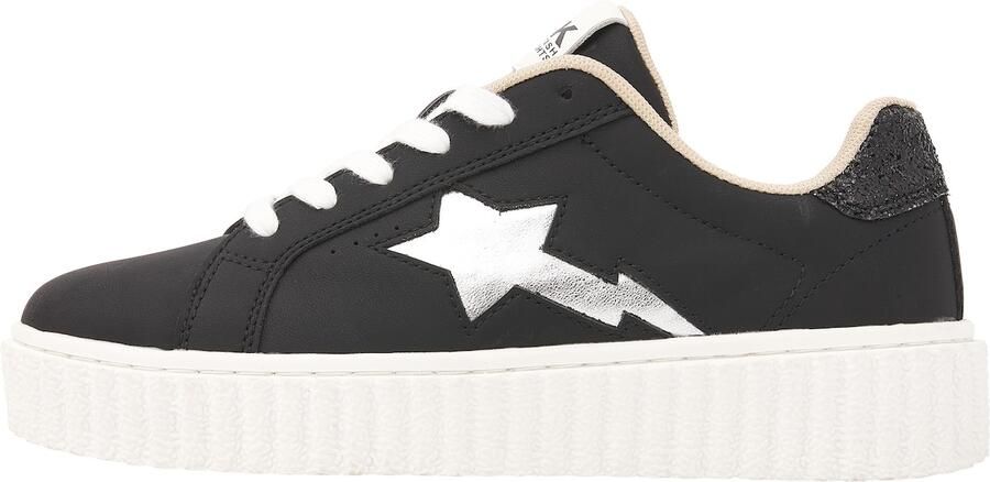 British Knights Bliss Dames sneakers laag Zwart Zilver Vrouwen schoenen - Foto 2