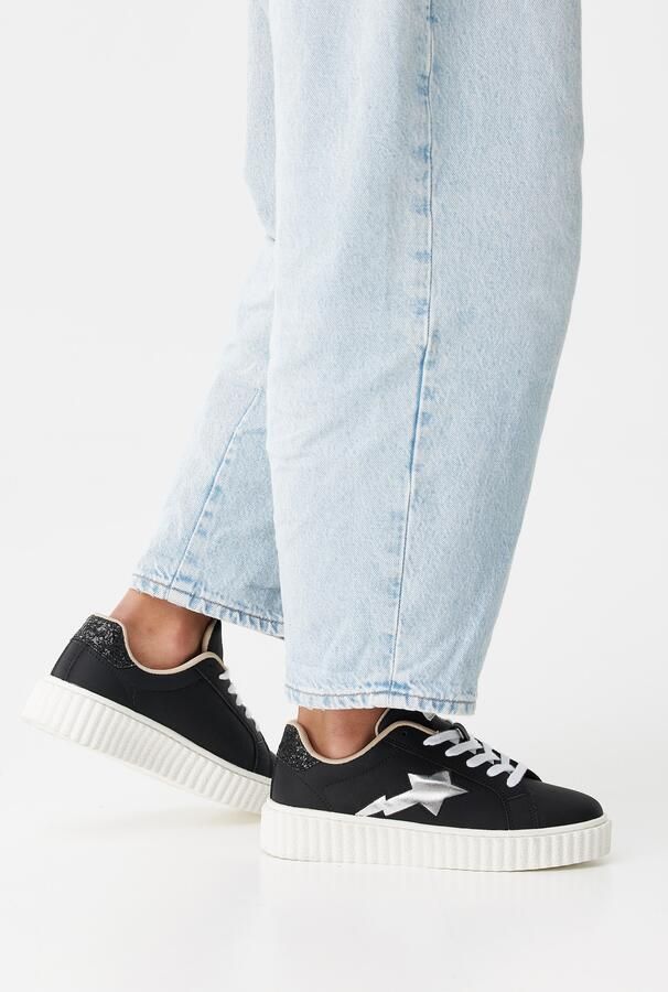 British Knights Bliss Dames sneakers laag Zwart Zilver Vrouwen schoenen - Foto 6