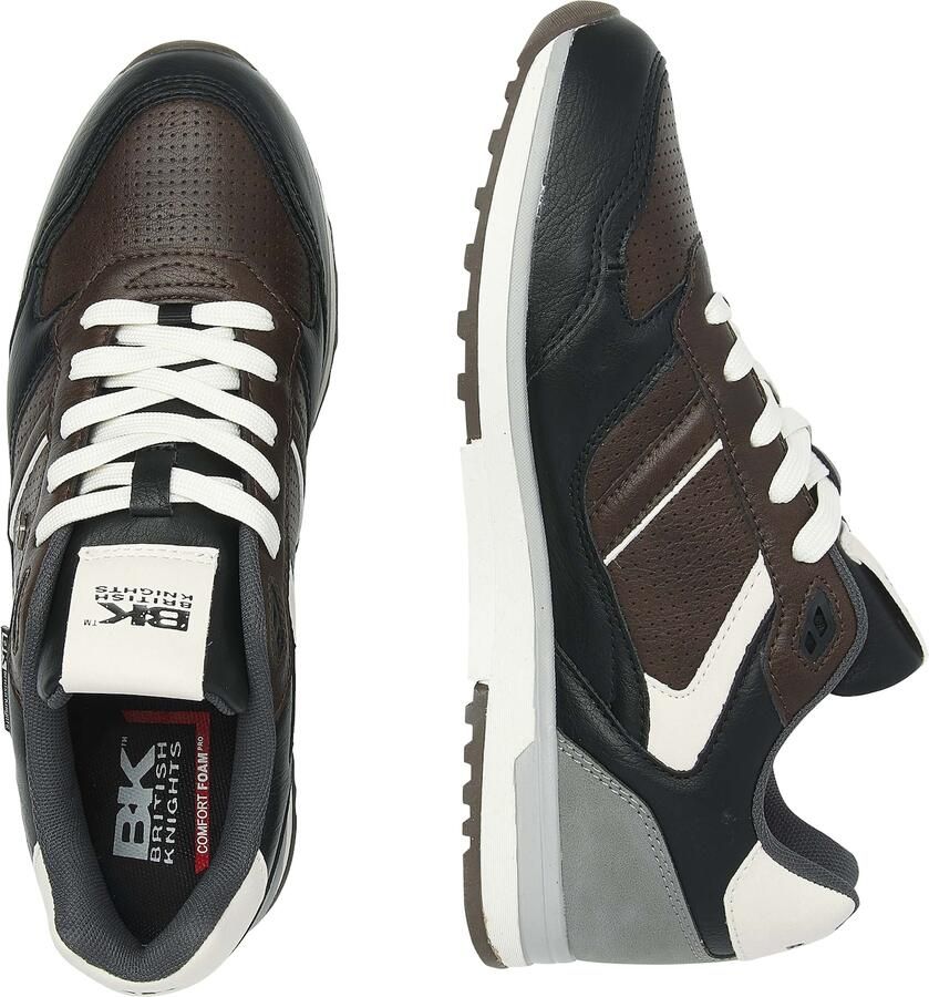 BRITISH KNIGHTS Sneakers laag ' CLASSOR ' donkerbruin gemengde kleuren - Foto 4