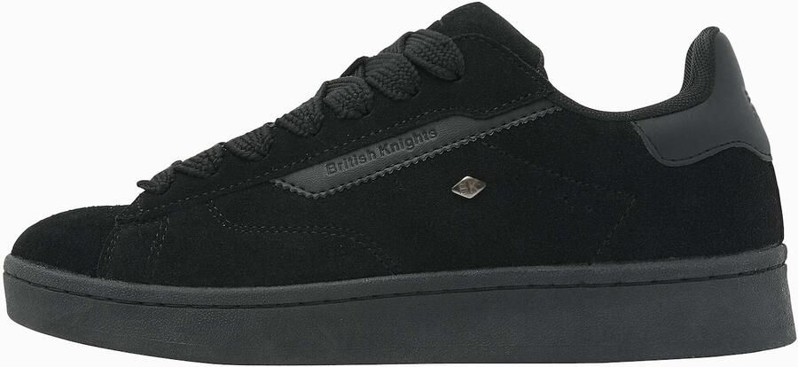 British Knights Ezo Heren Sneakers Laag Zwart Suede Mannen Schoenen - Foto 2