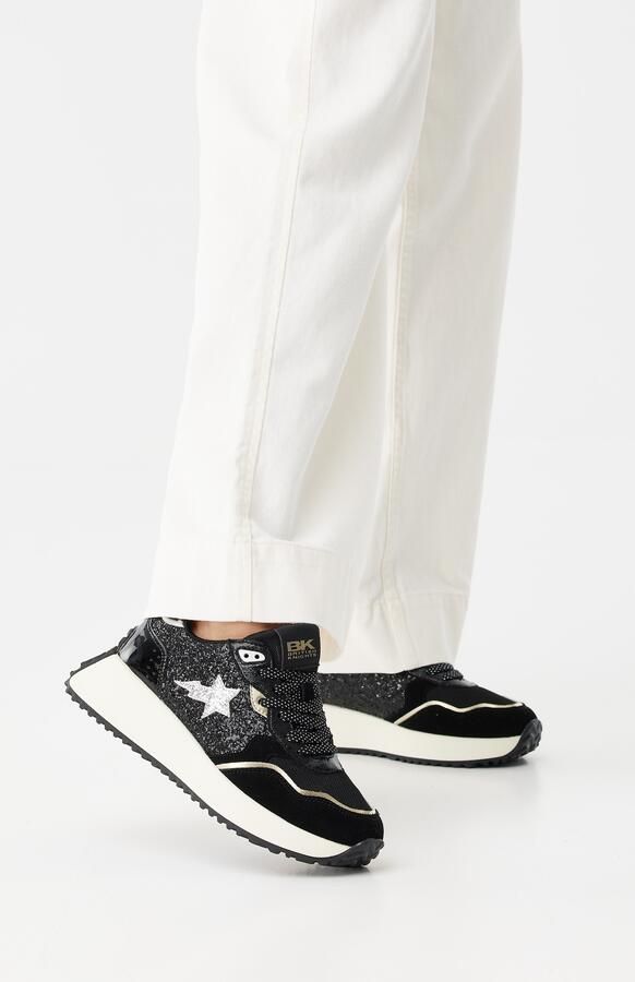 British Knights Fable Dames sneakers laag Zwart Goud Koeienprint Vrouwen schoenen - Foto 6