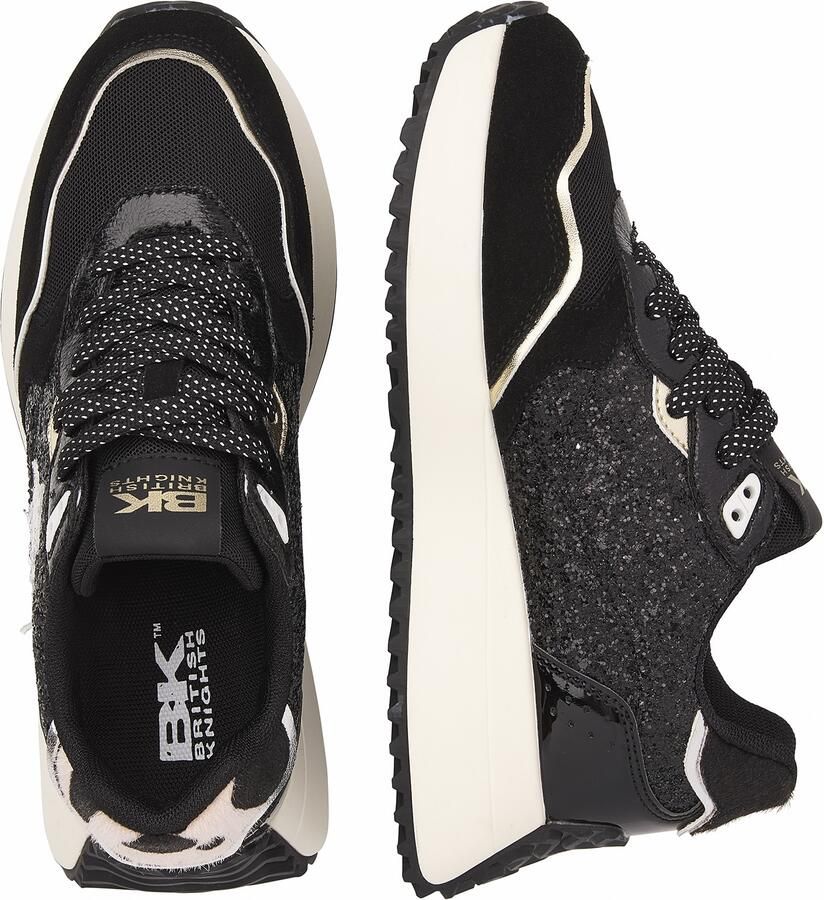 British Knights Fable Dames sneakers laag Zwart Goud Koeienprint Vrouwen schoenen - Foto 5