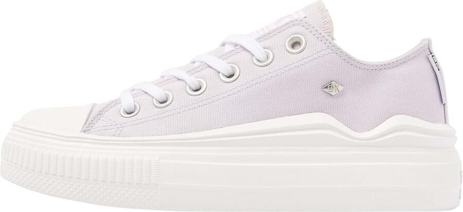 British Knights Kaya Flow Low Dames Sneakers Laag Paars Katoen Vrouwen Schoenen - Foto 2