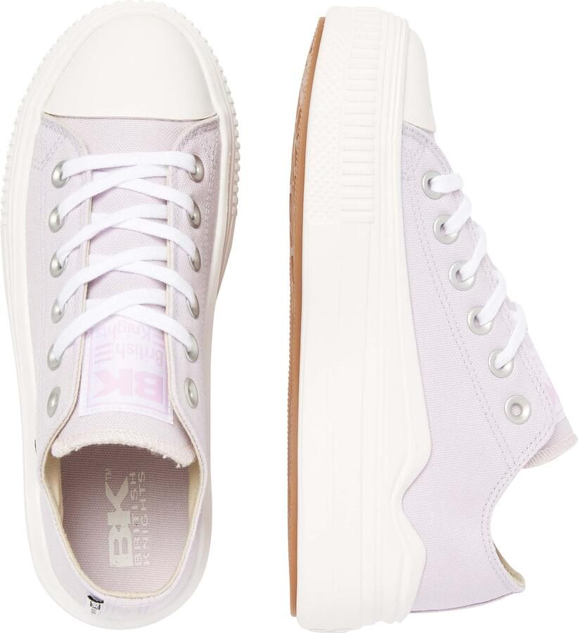 British Knights Kaya Flow Low Dames Sneakers Laag Paars Katoen Vrouwen Schoenen - Foto 3