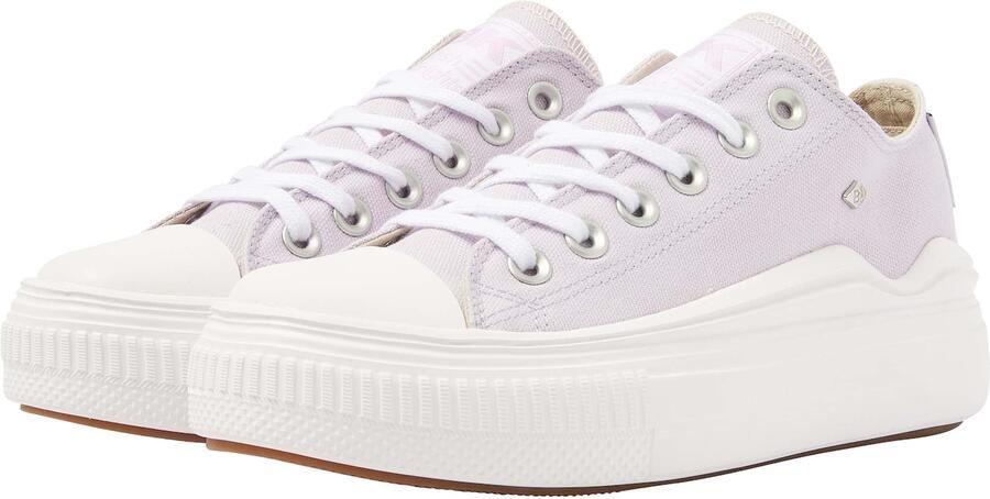 British Knights Kaya Flow Low Dames Sneakers Laag Paars Katoen Vrouwen Schoenen - Foto 6