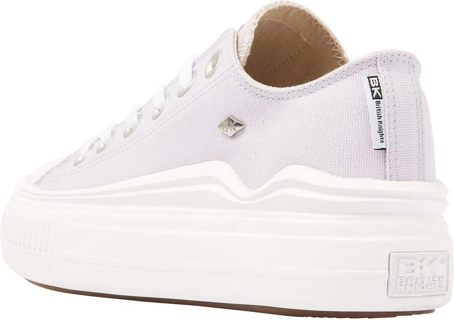 British Knights Kaya Flow Low Dames Sneakers Laag Paars Katoen Vrouwen Schoenen - Foto 5