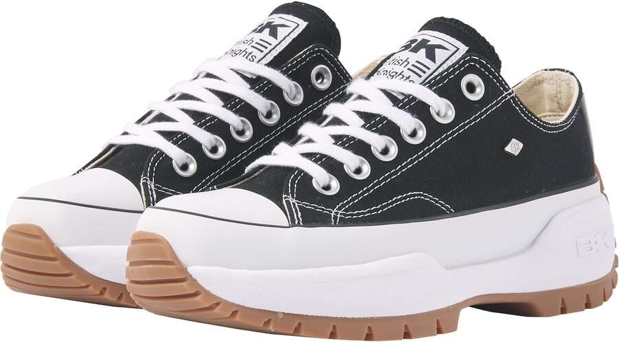 British Knights Kaya Low Fly Dames Sneakers Laag Zwart Katoen Vrouwen Schoenen - Foto 5