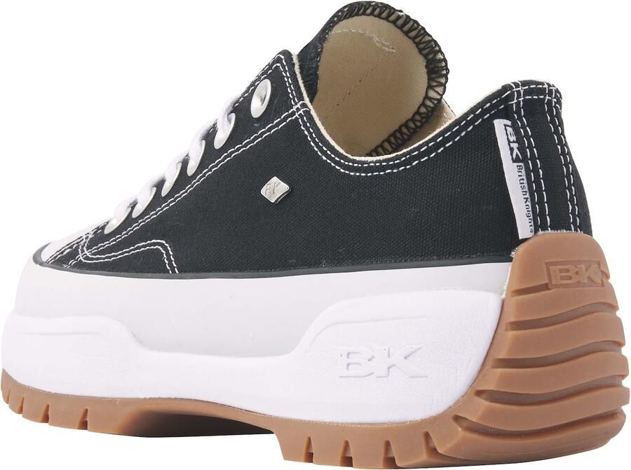 British Knights Kaya Low Fly Dames Sneakers Laag Zwart Katoen Vrouwen Schoenen - Foto 3