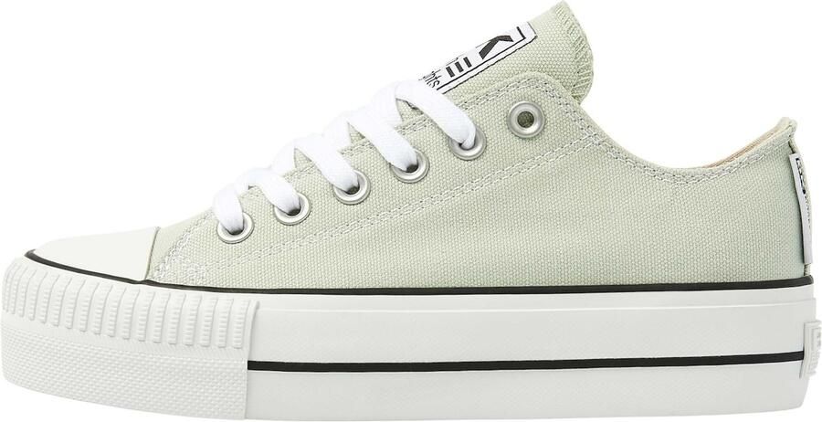 British Knights Kaya Low Meisjes Sneakers Laag Groen Katoen Meiden Schoenen - Foto 6