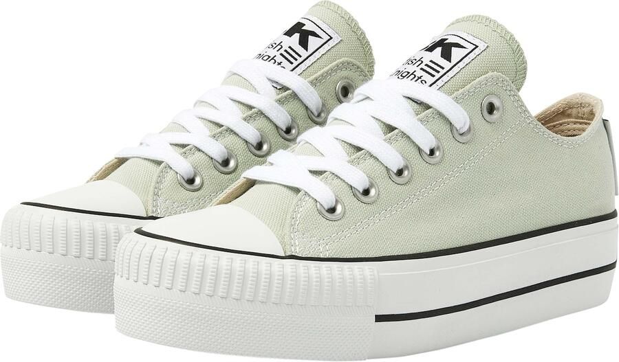 British Knights Kaya Low Meisjes Sneakers Laag Groen Katoen Meiden Schoenen - Foto 7