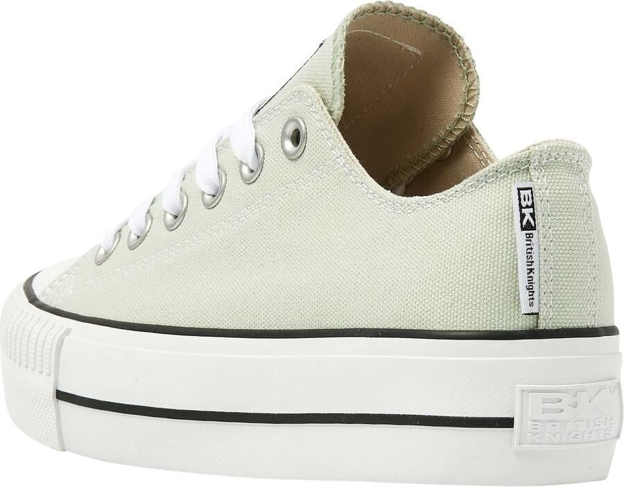 British Knights Kaya Low Meisjes Sneakers Laag Groen Katoen Meiden Schoenen - Foto 3