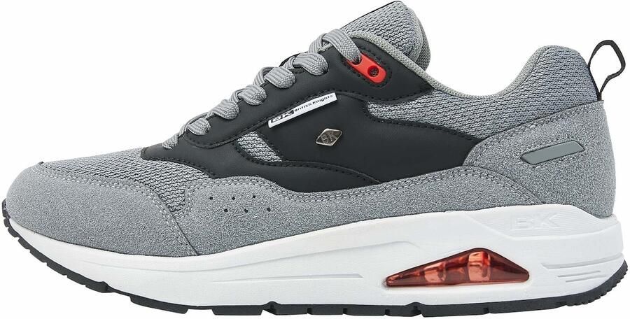 British Knights Lennox Heren Sneakers Laag Grijs Mannen Schoenen