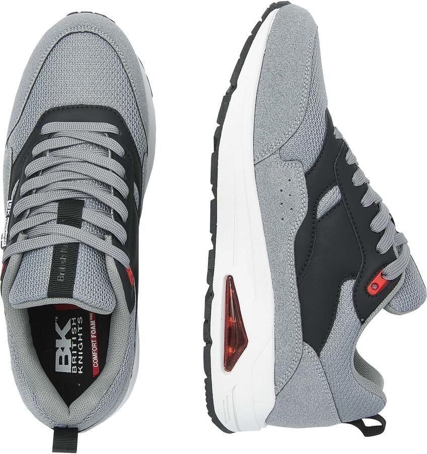 British Knights Lennox Heren Sneakers Laag Grijs Mannen Schoenen - Foto 4
