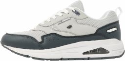 British Knights Lennox Heren Sneakers Laag Grijs Licht grijs Wit Mannen Schoenen