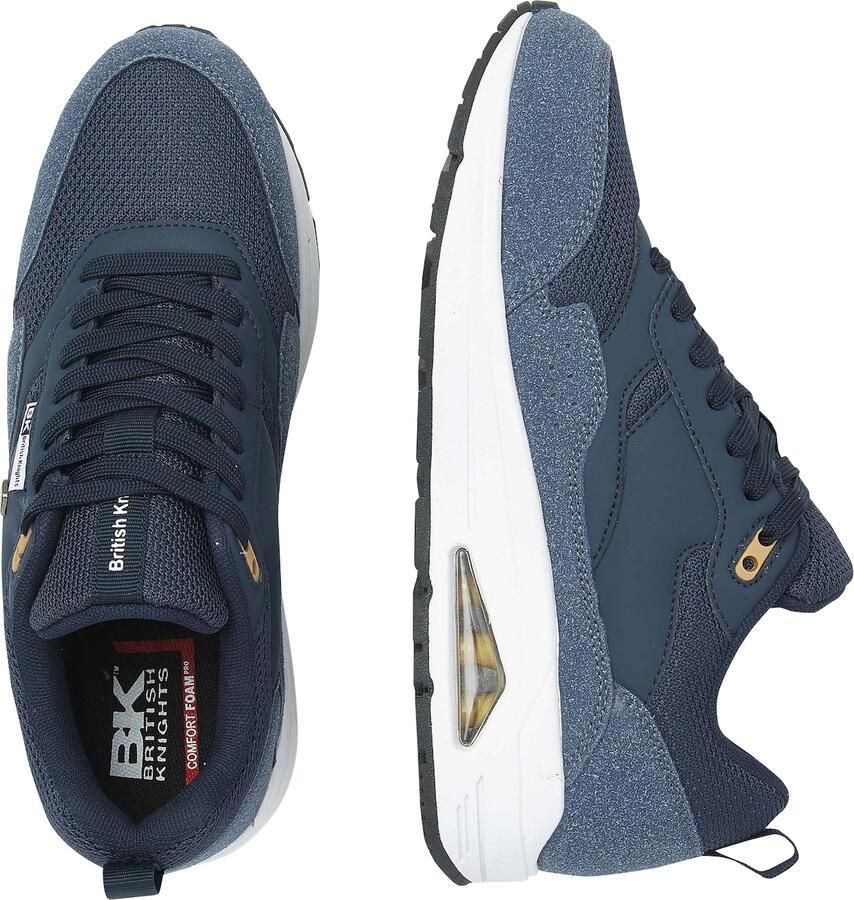 British Knights Lennox Heren Sneakers Laag Blauw Mannen Schoenen - Foto 4