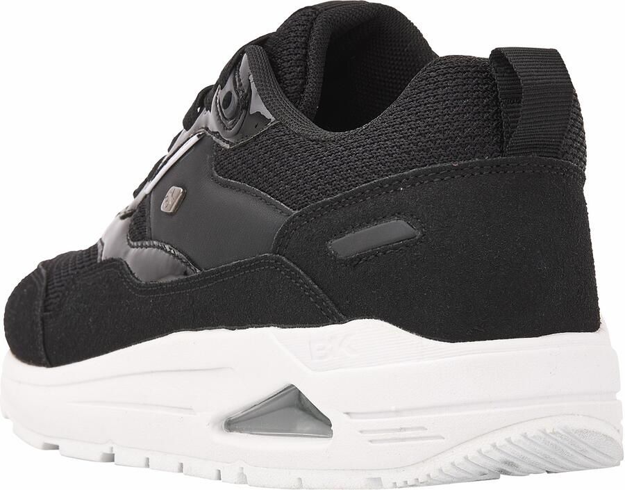 British Knights Lennox imitatieleren mesh sneakers met air zwart wit - Foto 3