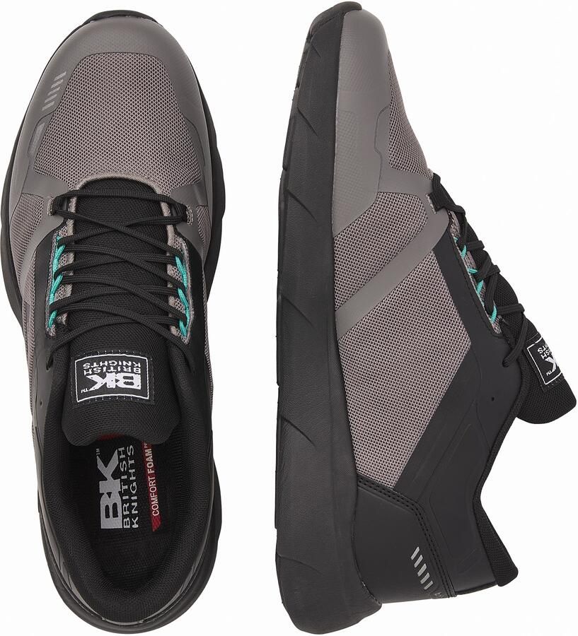 British Knights Luxon Heren sneakers laag Antraciet Grijs Zwart Mannen schoenen - Foto 6
