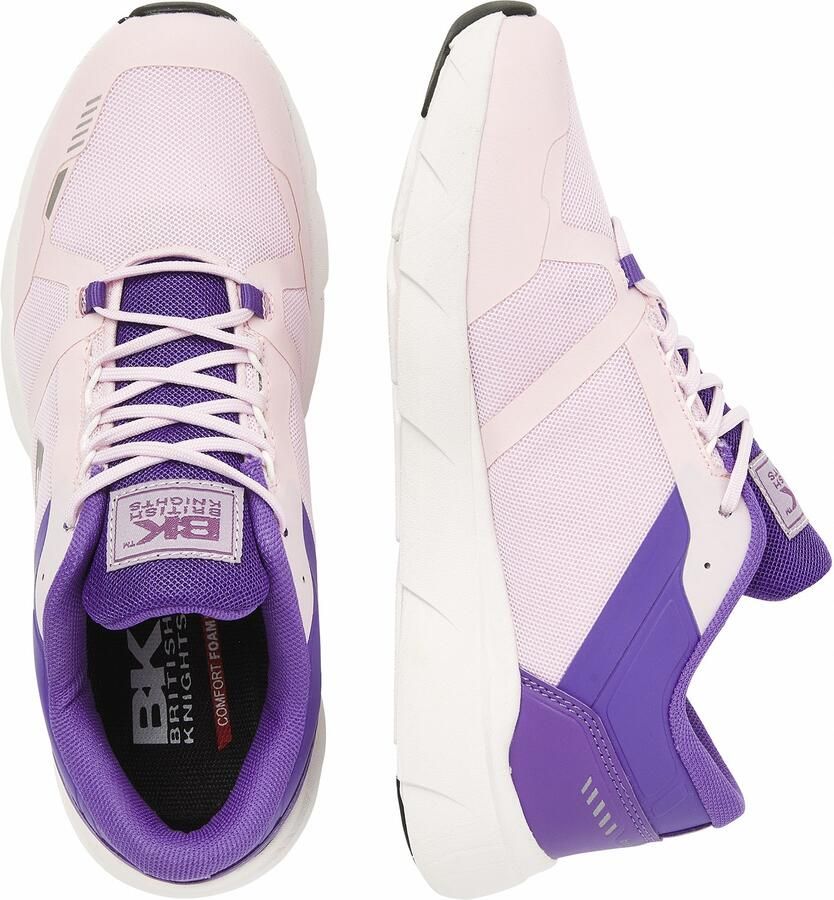 British Knights Luxon Dames Sneakers Laag Zacht roze Paars Vrouwen Schoenen - Foto 5