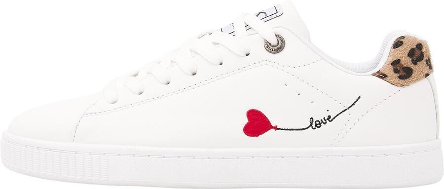 British Knights Mist Dames sneakers laag Wit Panterprint Hart Vrouwen schoenen - Foto 2
