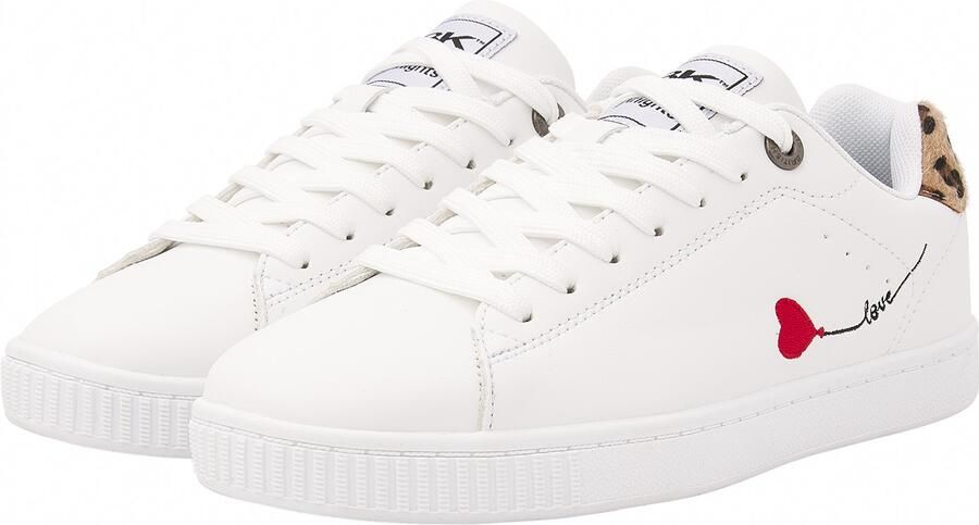 British Knights Mist Dames sneakers laag Wit Panterprint Hart Vrouwen schoenen - Foto 7
