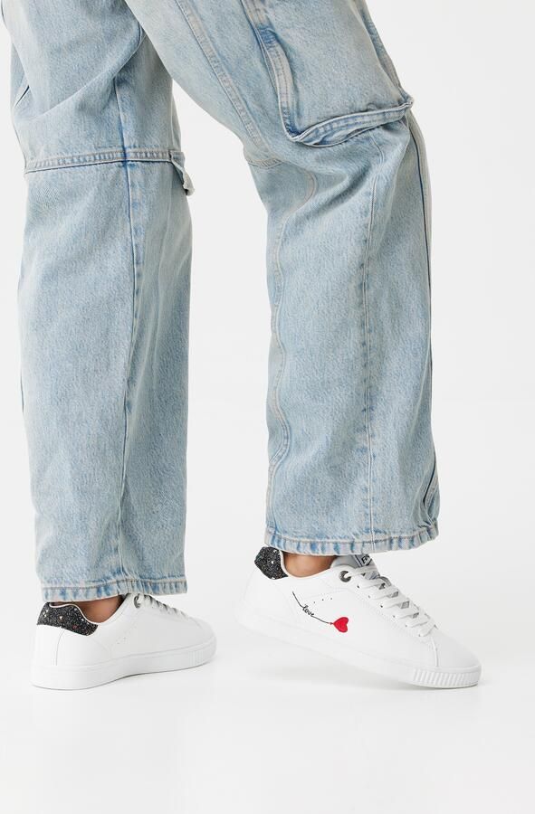 British Knights Mist Dames sneakers laag Wit Zwart Hart Vrouwen schoenen - Foto 5