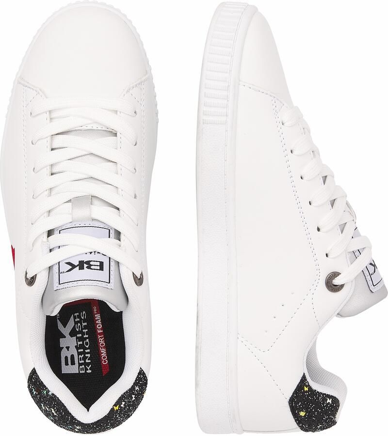 British Knights Mist Dames sneakers laag Wit Zwart Hart Vrouwen schoenen - Foto 4