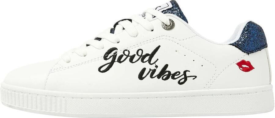 BRITISH KNIGHTS Sneakers laag 'Mist' navy vuurrood zwart wit