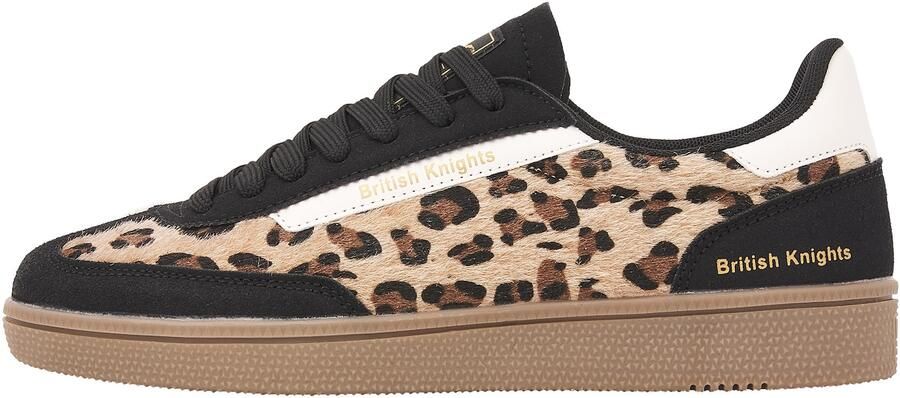 British Knights Revival Dames sneakers laag Zwart Panterprint Wit Vrouwen schoenen - Foto 2