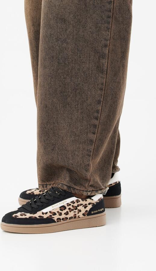 British Knights Revival Dames sneakers laag Zwart Panterprint Wit Vrouwen schoenen - Foto 7