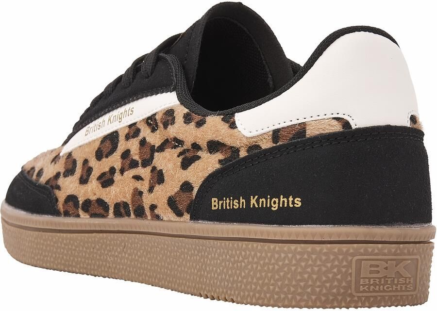 British Knights Revival Dames sneakers laag Zwart Panterprint Wit Vrouwen schoenen - Foto 4